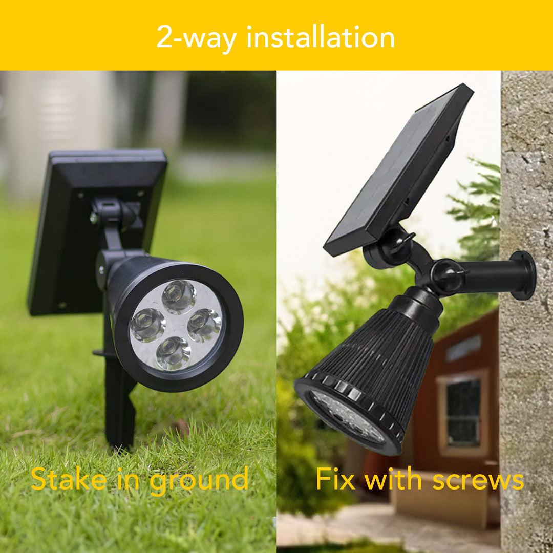 Solar Ground Spotlights